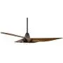 56'' Sleuth Modern Ceiling Fan with Light LED Dimmable Oil Rubbed Bronze Frosted Glass for Bedroom Living Room Kitchen Dining - Casa Vieja