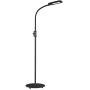 AUKEY LED Floor Lamp, 3 Color Temperatures & 20 Dimmable Brightness Levels, Eye Care Floor Light with Flexible Gooseneck, Standing Reading Lamp for Living Room, Bedroom, Office and Dorm(8W)