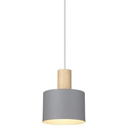 Modern Pendant Light Fixture, Imego Metal Ceiling Hanging Lamp, Pendant Lighting for Kitchen Dining Room Living Room Bedroom - Grey