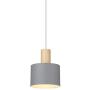 Modern Pendant Light Fixture, Imego Metal Ceiling Hanging Lamp, Pendant Lighting for Kitchen Dining Room Living Room Bedroom - Grey