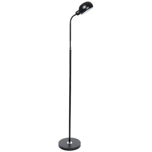 Sandistore Gooseneck Floor Lamp Eye, Metal Floor Lamp, Standing Lamp with Heavy Metal Based,Torchiere Light for Living Room, Bedroom, Study Room and Office(Black)