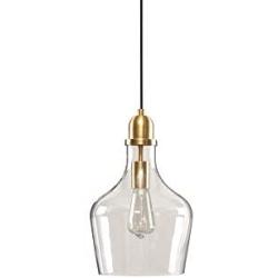 Hampton Hill Auburn Gold Modern Chandeliers Pendant Hanging Lamp Ceiling, Dining Room Lighting Fixtures, 8''x8''