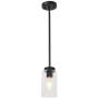 VINLUZ One Light Chandeliers Modern Clear Glass Pendant Lighting Black Dining Room Lighting Fixtures Hanging Contemporary Lamp Semi Flush Mount Ceiling Lights VINLUZ One Light Chandeliers Modern Clear Glass Pendant Lighting Black Dining Room Lighting Fixtures Hanging Contemporary Lamp Semi Flush Mount Ceiling Lights