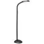 Verilux SmartLight Full Spectrum LED Modern Floor Lamp with Adjustable Brightness, Flexible Gooseneck and Easy Controls - Reduces Eye Strain and Fatigue - Ideal for Reading, Artists, Craft (Black)