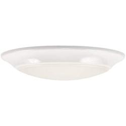 CORAMDEO 7.5 Inch LED Flush Mount Ceiling Light Fixture, Closet, Bathroom, Shower, Laundry, Hallway, Pantry, 4K, Built in LED 75W of Light from 11.5W of Power, 800 Lumen, Dimmable, White Finish