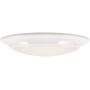 CORAMDEO 7.5” LED Flush Mount Ceiling Light, Closet, Bathroom, Shower, Laundry, Hallway, Pantry, 5K, Built in LED 75W of Light from 11.5W of Power, 800 Lumen, Dimmable, White Finish 2-Pack