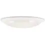 CORAMDEO 7.5 Inch LED Flush Mount Ceiling Light Fixture, Closet, Bathroom, Shower, Laundry, Hallway, Pantry, 5K, Built in LED 75W of Light from 11.5W of Power, 800 Lumen, Dimmable, White Finish