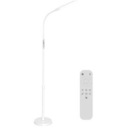 NXONE Led Floor Lamp,Modern Reading Adjustable Standing Height 4 Colors and Stepless Brightness Work Lamp for Living Room Bedroom Reading, White