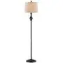 Maxax Floor Lamp, Modern Standing Lighting Dimmable Reading Standing Lamp with Oatmeal Lampshade for Living Bedroom Reading Room, Black Maxax Floor Lamp, Modern Standing Lighting Dimmable Reading Standing Lamp with Oatmeal Lampshade for Living Bedroom Reading Room, Black