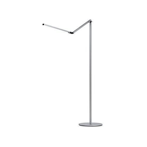 Koncept AR5000-W-SIL-FLR Z-Bar LED Floor Lamp, Warm Light, Silver