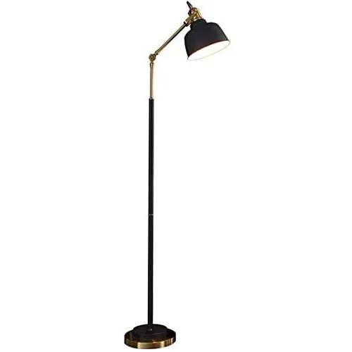 BESTPRVA Nordic Floor Lamp Living Room Study Reading Lamp Minimalist Creative Bedroom Bedside Vertical Table Lamp (Color : Black) BESTPRVA Nordic Floor Lamp Living Room Study Reading Lamp Minimalist Creative Bedroom Bedside Vertical Table Lamp (Color : Black)