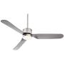 52'' Visionary Modern Ceiling Fan with Light LED Brushed Nickel Frosted for Living Room Kitchen Bedroom Family Dining - Casa Vieja 52'' Visionary Modern Ceiling Fan with Light LED Brushed Nickel Frosted for Living Room Kitchen Bedroom Family Dining - Casa Vieja