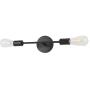 PUUPA Black Wall Light Fixture, 2 Lights Bathroom Vanity Light Farmhouse Modern Wall Sconce for Hallway Kitchen Living Room