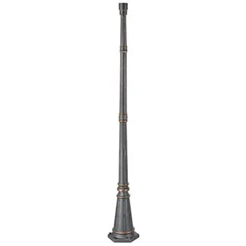 Hepworth Traditional Outdoor Light Post and Cap Base Veranda Bronze 76 3/4'' for Post Exterior House Garden Yard Porch Deck Walkway - John Timberland