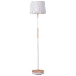 Zunruishop Creative White Forest Floor Lamp Bedroom Study Living Room Solid Wood Floor Lamp (Color : Three-Color dimming)