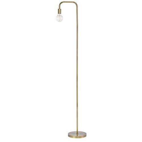Globe Electric Holden 70'' Floor Lamp, Matte Brass, in-Line On/Off Foot Switch 67068