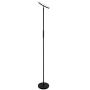 Tangkula Sky LED Torchiere Floor Lamp, Dimmable Standing Light with 3 Light Options, Ideal for Living Room, Bedroom and Office (Black)