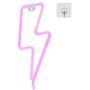 Pink LED Lightning Bolt neon Signs for Wall Decoration Battery and USB Operated Aesthetic Room Decor neon Sign neon Lights for Kids Room, Bar, Living Room, Christmas, Party, Wedding, Halloween