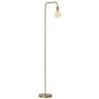 O’Bright Industrial Floor Lamp for Living Room, Metal Lamp, E26 Socket, 70 Inches, Minimalist Design for Decorative Lighting, Stand Lamp for Bedroom/Office/Dorm, Gold (Antique Brass)