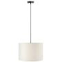 Wellmet 15.8 Inch Drum Pendant Light, 2 Lights Modern Pendant Chandelier, Hanging Ceiling Light Fixture Perfect for Dining Room and Kitchen, Berkshire White