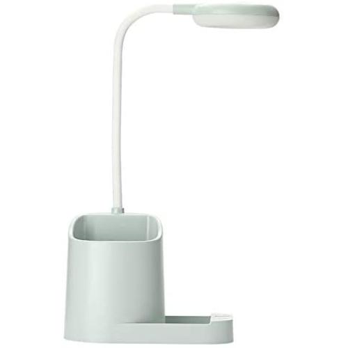 Desk Lamp with Pencil Holder USB Charging Port Study & Reading Lamp for Home, Office - Green