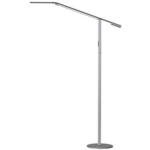 Koncept ELX-A-W-SIL-FLR Equo LED Floor Lamp, Warm Light, Silver