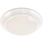 CORAMDEO 7.5 Inch LED Flush Mount Ceiling Light Fixture, Closet, Bathroom, Shower, Laundry, Hallway, Pantry, 5K, Built in LED 75W of Light from 11.5W of Power, 800 Lumen, Dimmable, White Finish