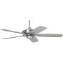 52'' Journey Modern Ceiling Fan with Remote Control Brushed Nickel for Living Room Kitchen Bedroom Family Dining - Casa Vieja