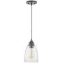 Gruenlich Pendant Lighting Fixture for Kitchen and Dining Room, Hanging Ceiling Lighting Fixture, E26 Medium Base, Metal Construction with Clear Glass