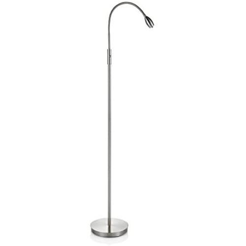 daylight24 402071-15, FOCUS Adjustable Beam LED Floor Lamp, Nickel