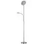 HomeFocus LED Floor Lamp with Reading Lamp,Floor Lamp for Living Room,Bedroom,Office,Reading,Sky Torchiere Floor Lamps,18W+4W Energy Saving,Dimmable,Metal,Satin Nickel HomeFocus LED Floor Lamp with Reading Lamp,Floor Lamp for Living Room,Bedroom,Office,Reading,Sky Torchiere Floor Lamps,18W+4W Energy Saving,Dimmable,Metal,Satin Nickel