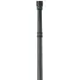 Hepworth Outdoor Post and Cap Base Black Iron Pole 76 3/4'' for Exterior House Porch Yard - John Timberland