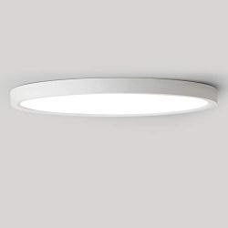 LVL Flush Mount 12 Inch Ceiling Light Fixture (Matte White), 5000K Daylight 24W LED Modern Surface Mount Ceiling Lamp Indoor for Bedroom Living Room Hallway Kitchen Office Easy Install