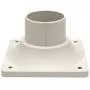 LIT-PaTH Outdoor Post Light Mounting Base, Pier Mount Base, 2-Pack (White)