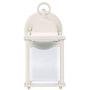 LIT-PaTH Dusk to Dawn Outdoor Wall Lantern, LED Wall Sconce, 5000K Daylight White, 9.5W (75W Equivalent) , 800 Lumen, Aluminum Housing Plus Glass, Outdoor Rated, 2-Pack (White)