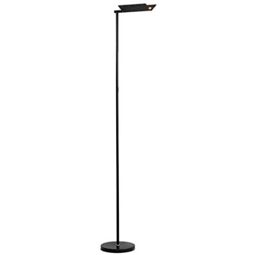 O’Bright Dimmable LED Floor Lamp, 360° Rotatable Head, All Range Dimming, 3-in-1 Minimalist Stand Lamp/Reading Light/Wall Light, Floor Lamps for Living Room, Bedrooms, Dorm and Office, Black