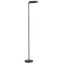 O’Bright Dimmable LED Floor Lamp, 360° Rotatable Head, All Range Dimming, 3-in-1 Minimalist Stand Lamp/Reading Light/Wall Light, Floor Lamps for Living Room, Bedrooms, Dorm and Office, Black