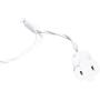 Amazon Basics 100 LED Commercial Grade Outdoor Christmas String Lights - White Rope, Warm White LED, 33-Foot, 2-Pack