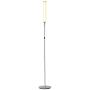 O’Bright Dimmable LED Cylinder Floor Lamp, Full Range Dimming, Minimalist Standing Pole Lamp / Torch Lamp, Floor Lamps for Living Room, Bedrooms, Porch, Patio, and Office, Silver