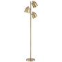 Aaron Mid Century Modern Floor Lamp Aged Brass 3-Light Tree Adjustable Dome Shades for Living Room Reading Bedroom Office - 360 Lighting