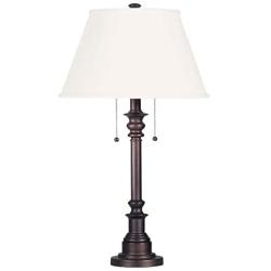 Kenroy Home 30437BRZ Classic Table Lamp ,30.5 Inch Height, 17 Inch Diameter with Bronze Finish