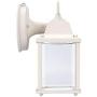 LIT-PaTH Dusk to Dawn Outdoor Wall Lantern, LED Wall Sconce, 5000K Daylight White, 9.5W (75W Equivalent) , 800 Lumen, Aluminum Housing Plus Glass, Outdoor Rated, 2-Pack (White)