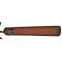 52'' Ancestry Vintage Hugger Ceiling Fan with Light LED Dimmable Remote Control Golden Bronze Reversible Teak Walnut Blades for Living Room Kitchen Bedroom Family Dining - Casa Vieja