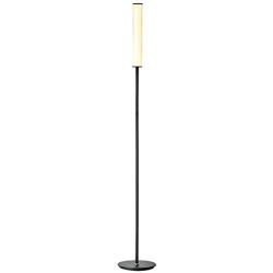 O’Bright Dimmable LED Cylinder Floor Lamp, Full Range Dimming, Minimalist Standing Pole Lamp / Torch Lamp, Floor Lamps for Living Room, Bedrooms, Porch, Patio, and Office, Black