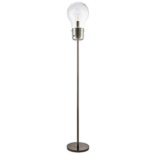 CO-Z One Bulb Farmhouse Rustic Floor Lamp in Dark Nickel, Industrial Modern Floor Lamps for Living Room Bedroom Reading Office, 71 Height Pole Floor Lamp with LED Light CO-Z One Bulb Farmhouse Rustic Floor Lamp in Dark Nickel, Industrial Modern Floor Lamps for Living Room Bedroom Reading Office, 71 Height Pole Floor Lamp with LED Light