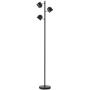 CO-Z LED Floor Lamp, 3 Light Tree Torchiere Floor Lamp for Living Room Bedroom Home Office, Industrial Modern Black Bright Task Standing Pole Reading Light with 3 Adjustable Heads
