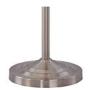 Mason Traditional Table Floor Lamps Set of 3 Brushed Steel White Tapered Drum Shade for Living Room Family Bedroom - Barnes and Ivy