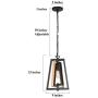 KSANA Pendant Lighting for Kitchen Island, Modern Trapezoid Light Fixture with Adjustable Frame for Dining Room, Foyer, Bedroom and Kitchen