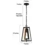 KSANA Pendant Lighting for Kitchen Island, Modern Trapezoid Light Fixture with Adjustable Frame for Dining Room, Foyer, Bedroom and Kitchen