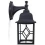 CORAMDEO Outdoor LED Square Wall Sconce Light for Porch, Patio, Deck, Wet Location, Built in LED Gives 100W of Light from 11W of Power, 1000 Lumens, 3K, Durable Cast Aluminum with Black Finish 2 Pack